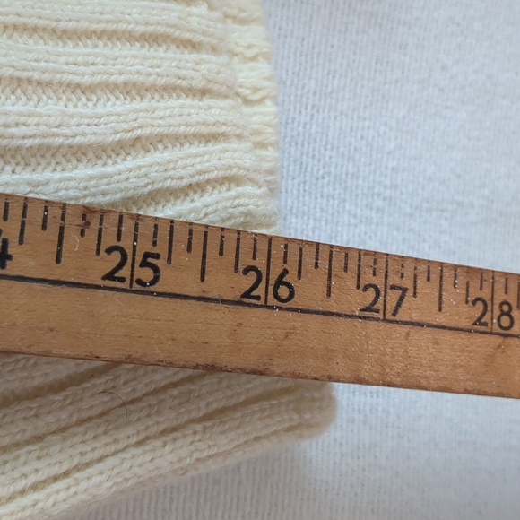 NWT Jantzen Deadstock 1970's Men's Cream Shetland Wool Blend Sweater Size Large - Picture 9 of 10